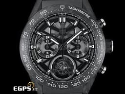 TAG Heuer 泰格 豪雅 Carrera 卡萊拉 Tourbillon Choronograph 計時碼錶 CAR5A8P. FC6415 <font color="#05f0f0">鍛造碳材質 鏤空面盤&nbsp;浮動式 飛行陀飛輪</font><font color="#FF0000"> 全球限量500顆&nbsp;</font>自動上鍊 45mm