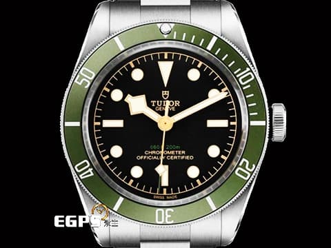 TUDOR 帝舵 Heritage Black Bay Green Manufacture 79230G 綠水鬼 復古 2023年保卡 潛水錶 英國倫敦Harrods百貨特別限定版 自動腕錶 41mm