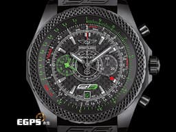BREITLING 百年靈 <font color="#FF0000">Bentley 賓利聯名款 GT3 限量150只 </font> DLC鍍黑鈦金屬材質  V273655S 自動上鍊 計時碼表 49mm