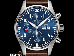 IWC 萬國錶 Pilot's Chronograph 飛行員系列 IW377714 計時碼表 <font color="#0080FF">Le Petit Prince「小王子」特別版 藍色面盤</font> 不鏽鋼 <font color="#FF0000">2021年保卡</font>&nbsp;飛行錶 自動上鍊 43mm