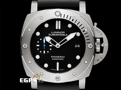 PANERAI 沛納海 Luminor Marina PAM01305 三日鍊 PAM1305 自製機芯 PMA00305的最新款 藍色小秒針 最新P9010機芯 錶徑夠大 錶型夠美 錶況如新 2019年保單 鈦金屬 自動上鍊  47mm