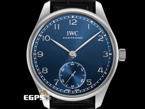 IWC 萬國 Protuguese 40 葡萄牙系列 IW358305 經典 小秒針 藍色面盤 不鏽鋼 2024年保單 自動上鍊 40.4mm