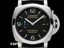 PANERAI 沛納海 Luminor Marina PAM01312 三日鍊 <font color="#4169e1">藍色小秒針</font> PAM1312 <font color="#90ee90">經典夜光三明治面盤</font> 不鏽鋼 <font color="#FF0000"> 2022年保單&nbsp;</font>自動上鍊 44mm