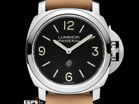 PANERAI 沛納海 LUMINOR BASE LOGO PAM1086 不鏽鋼材質 黑色面盤 三日鍊 PAM01086 2023年保卡&nbsp;手上鍊 44mm