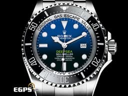 ROLEX 勞力士 Deepsea D-Blue 海使者 126660 DB 深海 水鬼王 <font color="#66B3FF">漸<font color="#0080FF">層<font color="#005AB5">藍</font></font></font>面盤 126660DB 陶瓷錶圈 <font color="#FF0000">2020年新式保卡</font> 排氦氣閥 潛水錶 自動上鍊 44mm