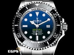 ROLEX 勞力士 Deepsea D-Blue 海使者 126660 DB 深海 水鬼王 <font color=#66B3FF>漸<font color=#0080FF>層<font color=#005AB5>藍</font></font></font>面盤 126660DB 陶瓷錶圈 <font color=#FF0000>2020年新式保卡</font> 排氦氣閥 潛水錶 自動上鍊 44mm