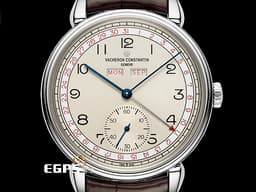 Vacheron Constantin 江詩丹頓 VC錶 Historiques Triple Calendrier 1942 歷史名作系列 三重日曆&nbsp;<font color="#f3e4af">經典「牛角」錶耳設計</font> 3110V/000A-B425 全日曆 小秒針 不鏽鋼<font color="#FF0000">&nbsp;日內瓦印記 2021年保單</font>&nbsp;手上鏈 40mm