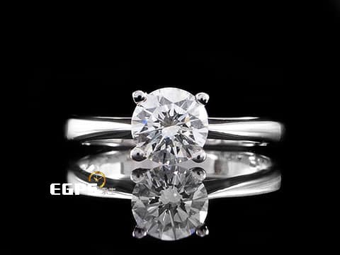 CARTIER 卡地亞 Solitaire 1895系列 經典 單鑽戒指 PT950 鉑金材質 GIA 1.08CT H/VS1 48號 國際圍8號 原廠盒單 台灣公司貨 鑽戒 鑽石戒指