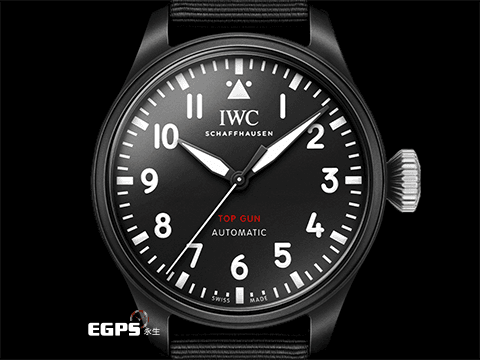 IWC 萬國 Big Pilot 大飛行員系列 IW329801 特別版 陶瓷材質 鈦合金錶扣   捍衛戰士 TOP GUN  2024年保單 新快拆錶帶～   經典質感大洋蔥頭 海軍空戰部隊腕錶 自動上鍊 43.8mm