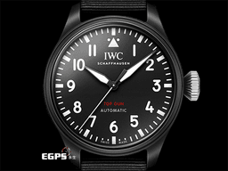 IWC 萬國 Big Pilot TOP GUN 43 大飛行員 海軍空戰部隊 IW329801 <font color=#0080FF>捍衛戰士</font> 黑陶瓷+鈦金屬材質 <font color=#FF0000>2024年保單 EasX-CHANGE錶帶更換系統</font> 飛行錶 自動上鍊 43.8mm