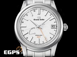 GRAND SEIKO 特級精工 GS 精工 Elegance Collection 節氣系列 SBGE269 Spring Drive GMT 兩地時區 <font color=#e2e2e2>錶盤設計源自 二十四節氣「冬至」，以深厚的積雪為背景，並用GMT指針來表現大雪停歇時寧靜和寒冷中柔和閃耀的「雪晴」夕陽光芒</font> 不鏽鋼 <font color=#FF0000>2024年保單</font> 自動上鍊 40mm