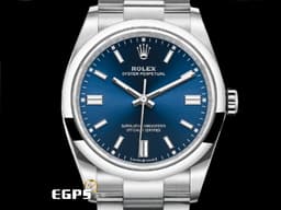 ROLEX 勞力士 Oyster Perpetual 36 蠔式恆動型 126000 <font color=#0000FF>藍色面盤</font> OP36 不鏽鋼 <font color=#FF0000>2024年新式綠卡</font> 自動上鍊 36mm