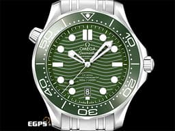 OMEGA 歐米茄 Seamaster 300 海馬系列 21030422010001 <font color="#008800">綠色陶瓷錶圈+綠色波浪紋面盤 綠海馬</font> 同軸擒縱 <font color="#FF0000">2023年保單</font> 排氦氣閥 潛水錶 自動上鍊 42mm