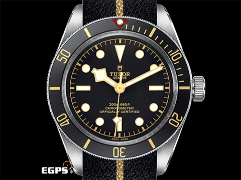 TUDOR 帝舵 Black Bay 58 碧灣 Fifty-Eight 79030N-0003 雪花針 BB58 復古 黑水鬼 不鏽鋼 大三針 79030 N 織紋錶帶&nbsp;2025年保卡 MT5402自製機芯 潛水錶 自動上鍊 39mm