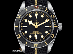 TUDOR 帝舵 Black Bay 58 碧灣 Fifty-Eight 79030N-0003 雪花針<font color="#383838"> </font><font color="#4d4c4c">BB58 復古 黑水鬼</font> 不鏽鋼 大三針 79030 N 織紋錶帶&nbsp;<font color="#FF0000">2025年保卡 MT5402自製機芯</font> 潛水錶 自動上鍊 39mm