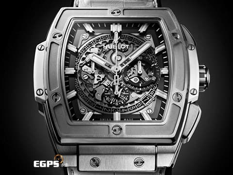 Hublot 宇舶 SPIRIT OF BIG BANG 大爆炸 靈魂系列 601.NE.0172.LR.JPN17 緞面及拋光鈦金屬材質  鏤空面盤 2018年保卡&nbsp;自動上鍊 45mm