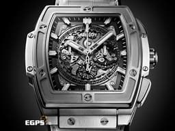 Hublot 宇舶 SPIRIT OF BIG BANG 大爆炸 靈魂系列 601.NE.0172.LR.JPN17 <font color="#FFFFFF">緞面及拋光鈦金屬材質</font> <font color="#05f0f0"> 鏤空面盤</font><font color="#ff0000"> 2018年保卡</font>&nbsp;自動上鍊 45mm