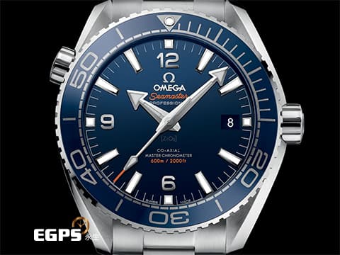 OMEGA 歐米茄 Seamaster Planet Ocean 600 海馬 21530442103001 藍色陶瓷錶圈、面盤 同軸擒縱 2023年保單 排氦氣閥 潛水錶 自動上鍊 43.5mm