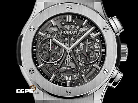 HUBLOT 宇舶 Classic Fusion 經典融合 系列 525.NX.0170.LR1 鈦金屬材質 鏤空面盤&nbsp;2019年保卡 台灣公司貨 自動上鍊 42mm
