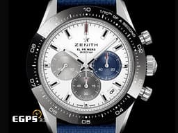 ZENITH 真力時 El Primero 系列 CHRONOMASTER SPORT <font color="#05f0f0"> 經典三色白熊貓錶盤</font> Chronomaster Sport 黑色陶瓷錶圈 03.3100.3600/69.C823 高振頻 1/10秒計時碼表<font color="#FF0000">&nbsp;</font><font color="#ff0000">2023年保卡</font>&nbsp;自動上鍊 41mm