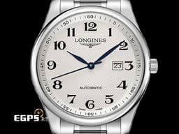 LONGINES 浪琴 Master Collection 名匠 巨擘系列 L28934786 <font color="#faf0e6">經典白色麥穗紋面盤</font> 大三針&nbsp;自動上鍊 42mm