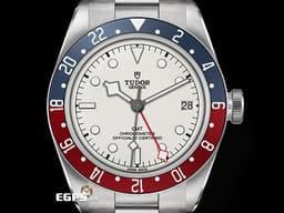 TUDOR 帝舵 BLACK BAY GMT 79830RB 可樂圈 79830 <font color=#EA0000> 紅</font><font color=#0000C6>藍</font>框 <font color=#FF0000>2024年新式保卡 新款白色面盤 Pepsi 百事圈</font> 潛水錶 自動腕錶 41mm