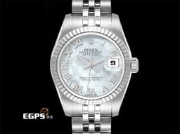 ROLEX 勞力士 Datejust 179174 DJ26 不鏽鋼材質&nbsp;<font color="#05f0f0">珍珠貝母面盤 紀念型錶帶</font>&nbsp;<font color="#ff0000">台灣公司貨</font> 自動上鍊 26mm