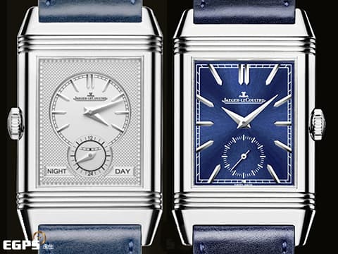 Jaeger Le-Coultre 積家 REVERSO TRIBUTE DUOFACE Q3988482 JLC傳承經典馬球POLO精神~ 特色獨特雙時區翻轉REVERSO工藝  耐操百搭 不銹鋼材質 高水準工藝~品味人士的優先選擇~   耀眼湛藍色面盤 2024年保單  手動上鍊 47 X 28.3mm