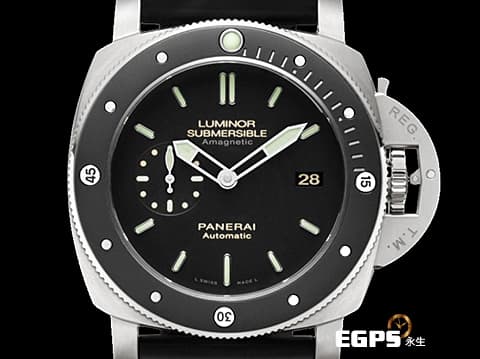 PANERAI 沛納海 Luminor Submersible 1950 PAM389 三日鍊 陶瓷錶圈 鈦金屬材質 PAM00389 O字頭  潛水錶 自動上鏈 47mm