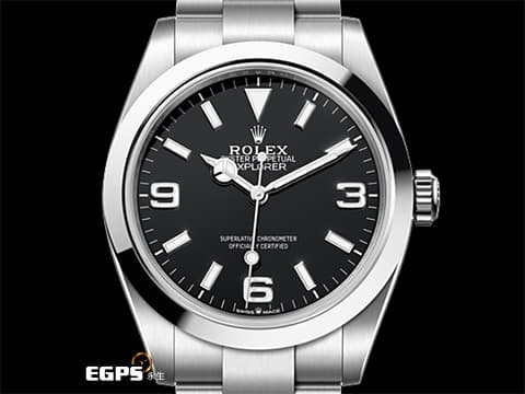 ROLEX 勞力士 Explorer 40 蠔式 探險家一型 224270 經典3 6 9夜光時標面盤 不鏽鋼 新款3230機芯 2024年保單 自動上鍊 40mm