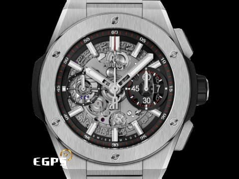 HUBLOT 宇舶 Big Bang Unico Integrated Titanium 大爆炸 計時碼錶 451.NX.1170.NX 鈦金屬 鏤空面盤&nbsp;2023年電子保卡 自動上鍊 42mm