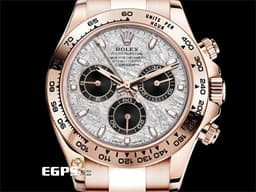 ROLEX 勞力士 Cosmograph Daytona 宇宙計時型 迪通拿 116505 <font color="#33CCFF">Meteorite 隕石面盤</font> 計時碼表 <font color="#ff0000">2023年新式保卡 絕版稀少隕石面盤 不容錯過</font> 永恆玫瑰金&nbsp;40mm