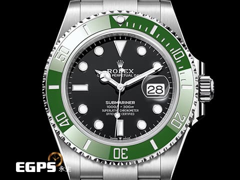 ROLEX 勞力士 Submariner 潛航者 126610LV 最新款 綠水鬼 MK2 淺綠色陶瓷錶圈 黑色面盤 126610 LV 不鏽鋼 ~星巴克～ 2024年新式綠卡 僅試戴極新品 潛水錶 自動上鍊 41mm