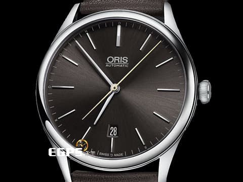 ORIS 豪利時 Artelier 藝術家 系列 Dexter Gordon 爵士大師限量錶 0173377214083 不鏽鋼 灰色面盤 2023年保單 全球限量1000只 自動上鍊 40mm