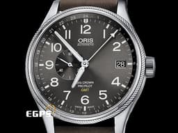 ORIS 豪利時 Big Crown ProPilot 系列 GMT 雙時區 兩地時區 小秒針 0174877104063 不鏽鋼 <font color=#FF0000>2023年保卡</font> 飛行錶 自動上鍊 45mm