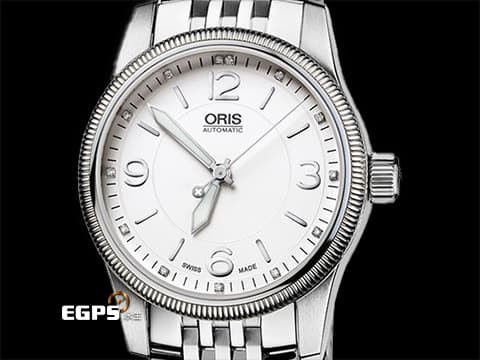 ORIS 豪利時 Big Crown 系列 Swiss Hunter Team PS 飛行錶 瑞士空軍飛行特技小組 0173376494091 不鏽鋼材質 原廠鑽石時標面盤 2023年保卡 飛行錶 自動上鍊 38mm