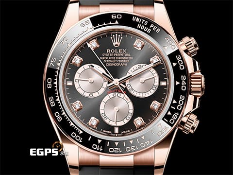 ROLEX 勞力士 Cosmograph Daytona 迪通拿 126515LN 計時碼表 ***最新款 2024年保卡*** 126515 LN 原廠鑲鑽亮黑色及金色錶面盤 原廠鑲嵌鑽石時標 永恆玫瑰金 此錶歡迎各路錶友以 PP、AP、勞力士 來店交換，本店將以最高價評估～ 自動上鍊 40mm