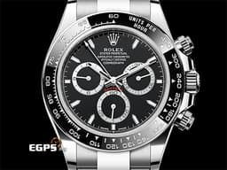 ROLEX 勞力士 Cosmograph Daytona 宇宙計時型 迪通拿 126500LN 計時碼表 <font color=#4F4F4F>亮黑色面盤 黑熊貓</font> 126500 LN 不鏽鋼 陶瓷錶圈 <font color=#FF0000>最新4131機芯 2024年保單</font> 自動上鍊 40mm