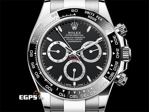 ROLEX 勞力士 Cosmograph Daytona 宇宙計時型 迪通拿 126500LN 計時碼表 亮黑色面盤 黑熊貓 126500 LN 不鏽鋼 陶瓷錶圈 最新4131機芯 2024年保單 自動上鍊 40mm