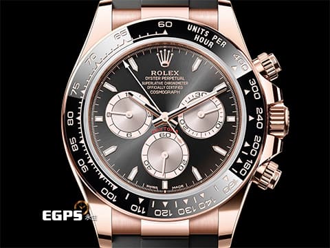 ROLEX 勞力士 Cosmograph Daytona 迪通拿 126515 18K永恆玫瑰金材質 計時碼表 2024年保卡  原廠亮黑色及金色錶面盤  此錶歡迎各路錶友以 PP、AP、勞力士 來店交換，本店將以最高價評估～ 自動上鍊 40mm