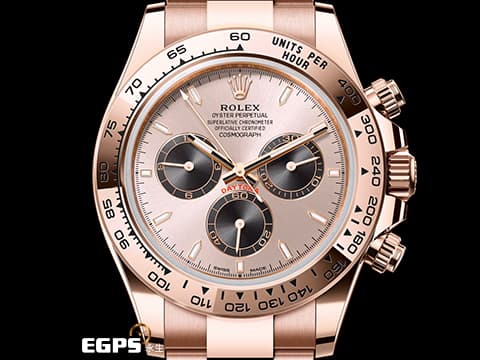 ROLEX 勞力士 Cosmograph Daytona 迪通拿 126505 玫瑰金鍊帶款 計時碼表 2024年保單  原廠亮黑色計時盤及日亮金色面盤   此錶歡迎各路錶友以 PP、AP、勞力士 來店交換，本店將以最高價評估～ 自動上鍊 40mm