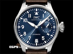 IWC 萬國 Big Pilot`s 7 Days Le Petit Prince IW500916 大飛行員 七日鍊 <font color=#1e90ff>藍色面盤 聖艾修伯里 小王子 特別版</font> <font color="yellow">2018年保單</font> 飛行錶 自動上鏈 46mm