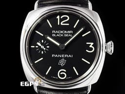 PANERAI 沛納海 Radiomir Black Seal Logo PAM380 黑豹 小秒針 PAM00380 <font color=#FF0000>經典OP商標款面盤</font> 手上鍊 45mm