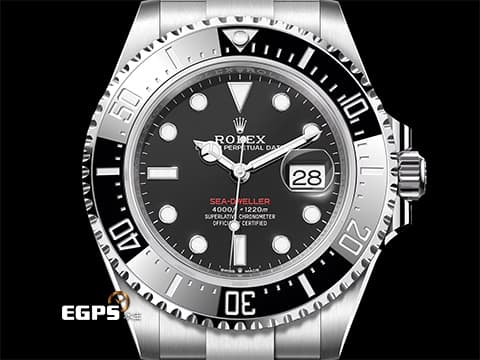 ROLEX 勞力士 Sea-Dweller 海使者 126600 MK2 50週年款  2020年新式保卡 單紅 有皇冠版  陶瓷圈 排氦氣閥 潛水錶 自動上鏈 43mm