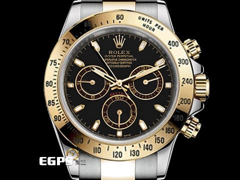 ROLEX 勞力士 Cosmograph Daytona 宇宙計時型 迪通拿 116523 計時碼錶  不鏽鋼&amp;18K黃金材質 半金款   賽車錶 自動上鍊 40mm