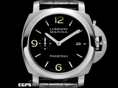 PANERAI 沛納海 Luminor Marina PAM00312 三日鍊 PAM312  經典三明治面盤  小秒針 三日鍊&nbsp;絕版經典透明錶背款  自動上鍊 44mm