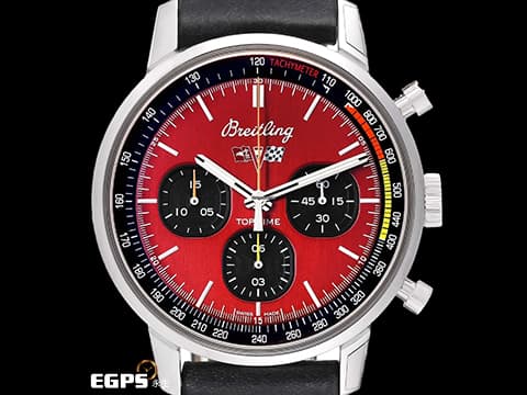 BREITLING 百年靈 Top Time 系列 Chevrolet Corvette A25310&nbsp;雪佛蘭 科爾維特跑車&nbsp;計時碼表 不鏽鋼 賽車錶 2022年保單 自動上鍊 42mm
