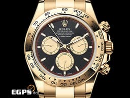 ROLEX 勞力士 Cosmograph Daytona 迪通拿 126508 18K黃金鍊帶款 計時碼表<font color=#FF0000>2024年保卡</font> <font color=#ffff00> 最新款 保羅紐曼面盤</font> <font color=#ffc0cb> 此錶歡迎各路錶友以 PP、AP、勞力士 來店交換，本店將以最高價評估～</font> 自動上鍊 40mm