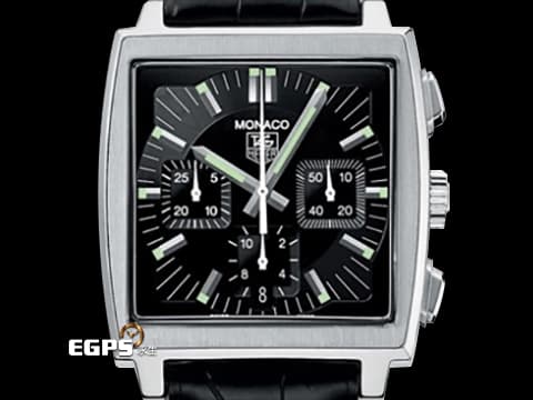 TAG HEUER 豪雅 MONACO 摩納哥系列 CBL2111 不鏽鋼材質 經典摩納哥方形設計!    計時碼錶 自動上鍊 39mm