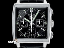 TAG HEUER 豪雅 MONACO 摩納哥系列 CBL2111 不鏽鋼材質 <font color=#40e0d0>經典摩納哥方形設計! </font> </font>  計時碼錶 自動上鍊 39mm